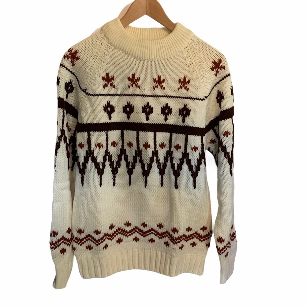 New VTG womens Knit Acrylic sweater size Medium